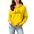 thumbnail image 6 of BUIGTTKLOP Women's Graphic Hoodies Heart Print Drawstring Long Sleeve Pocket Sweatshirt Pullover Tops with Pockets, 6 of 8