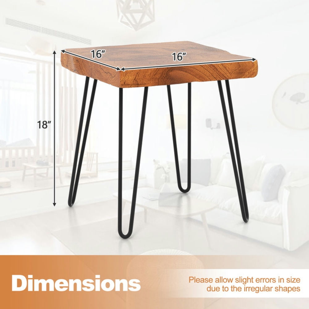 Finihen End Table, Square End Table, Square Reclaimed Recycled Indonesia Teak Wood End Table, Sofa Side Table, Bed Side Table, for Living Room, Bedroom, Brown Finihen End Table, Square End Table, Square Reclaimed Recycled Indonesia Teak Wood End Table, Sofa Side Table, Bed Side Table, for Living Room, Bedroom, Brown