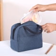 thumbnail image 4 of TOTE Bolsa De Almuerzo Reutilizable Aislamiento Lorzonal Tela Oxford De Alta Capacidad Para El Trabajo Picnic Playa 23x14x20cm, 4 of 7