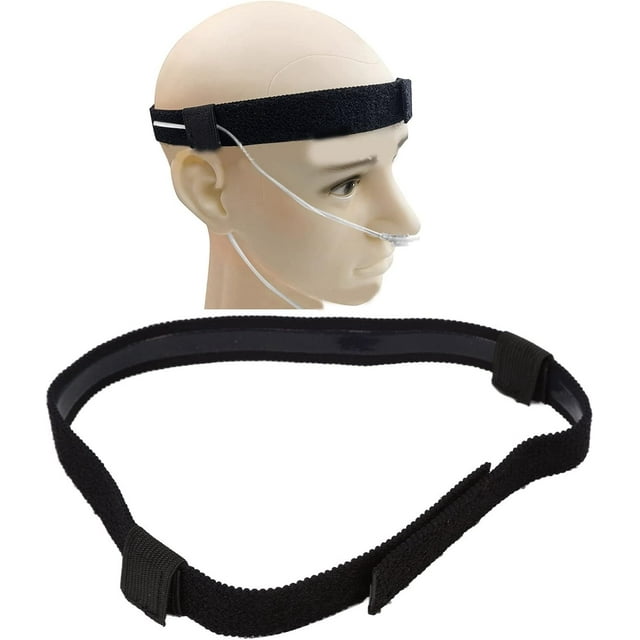 Diadema para cánula nasal, forro de silicona, elástica y ajustable, previene el dolor de oídos, protector de oídos, soporte para cánula.