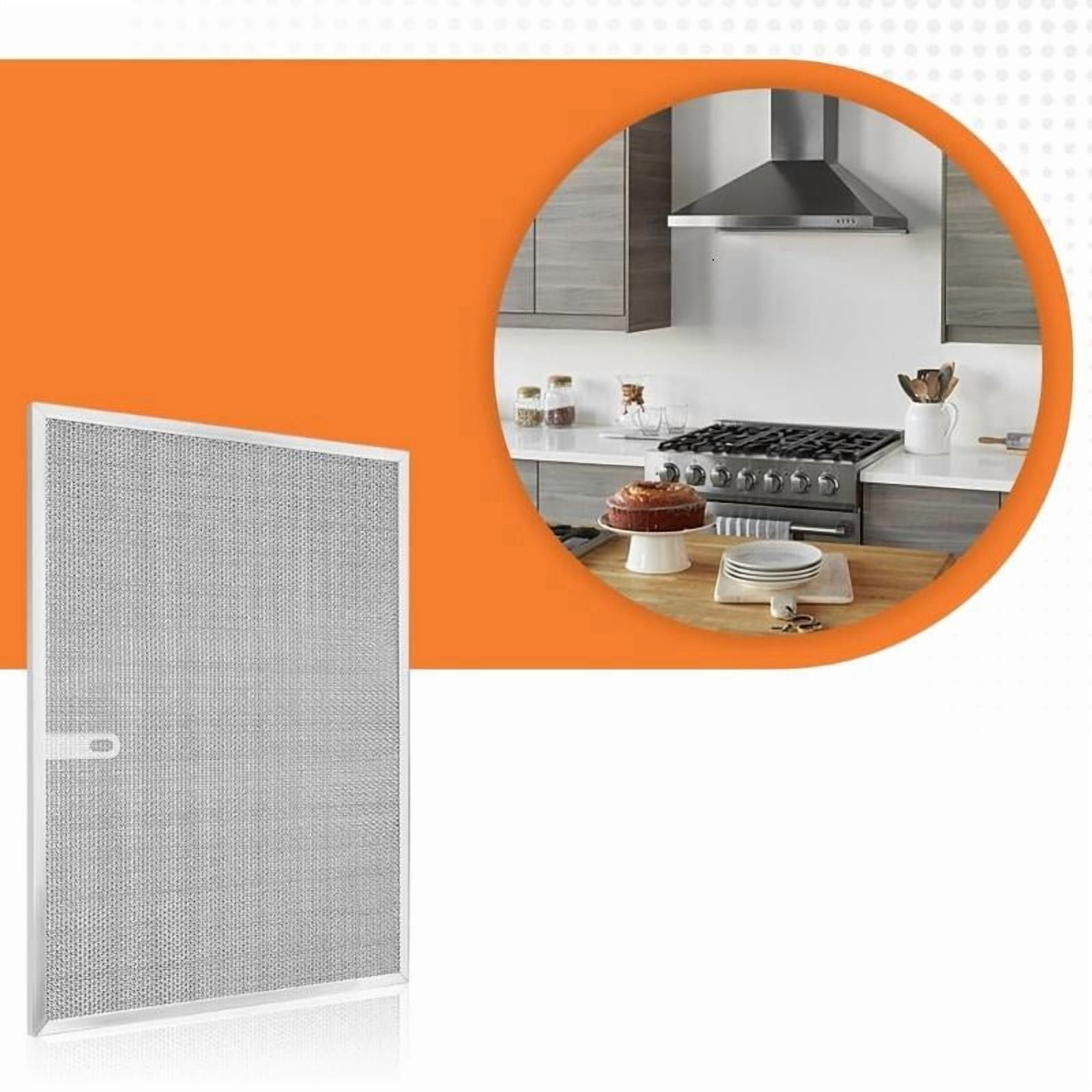 CEORPER Range Hood Filter Kitchen Absorber Filter Metal Texture for Various Models