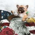 thumbnail image 3 of Naloa Eagle With Hat And Roses Dog Blanket, 3 Sizes Cat Blanket for Indoor Cats Large Medium Small Dog Gifts-Small, 3 of 8
