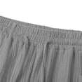 thumbnail image 6 of Hurxie Womens Capris Pants High Waist Drawstring Comfy Casual Pants Lightweight Trousers Buttons with Pockets Gray,XL, 6 of 6