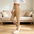thumbnail image 5 of Sakuulaan Plus Size Thermal Leggings for Women Winter Warm Soft Pants High Waist Bottom Soft Casual Yoga Trousers, 5 of 9