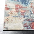 thumbnail image 4 of Safavieh Jaspe Collection JSP101C Moderne Abstrait Non-Décolorant Résistant à la Tache Salon Chambre à Coucher Tapis, 10' x 13', Gris / Rouge, 4 of 5