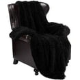 thumbnail image 4 of Arogan Super Soft Longfur Fluffy Throw Blanket,Sherpa Warm Underside Blanket,60"x80",Black, 4 of 7