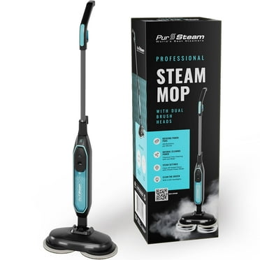 PurSteam ScrubMaster Steam Mop with Dual Scrubbing Head