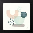 thumbnail image 2 of Hershey, Moira 20x20 Black Modern Framed Museum Art Print Titled - Happy Thoughts II, 2 of 5