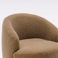 thumbnail image 4 of Ouyessir Swivel Barrel Chair,Modern Round Accent Armchairs,Teddy Fabric Comfy 360 Degree Swivel Single Sofa for Nursery,Living Room,Bedroom, 4 of 8