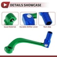 thumbnail image 3 of Folding Motorcycle Gear Shifter Lever for Honda CRF110F 2013-2018 Aluminum Alloy Pedal Shift Lever Arm Green Lever Blue Head, 3 of 6
