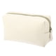 thumbnail image 1 of Bolsa de maquillaje de cuero PU, bolsa de viaje para cosméticos, bolsa de maquillaje grande, bolsa organizadora de brochas de maquillaje, bolsa de aseo para mujer, tamaño M, beige, 1 of 1