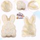 thumbnail image 3 of Eierkuchenformen, Ostern Silikon Ei Schokolade Form 2 Pack große zerbrechliche Eierformen 7 Zoll Kuchenformen Ostern Formen Silikon Schokolade Tablett für Ostern Backen, 3 of 6