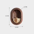 thumbnail image 3 of Shopkeepers Bell, Decorative Fridge Magnets, Magnetically-Attached Wood Doorbell, Door Chime for Business When Entering, Bell for Wall Wardrobe, 3 of 5
