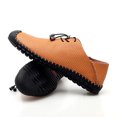 thumbnail image 4 of Zapatos de verano hechos a mano de diseñador para hombre, de cuero marrón, suaves, para negocios y exteriores, zapatos británicos para hombre (26 cm), 4 of 4