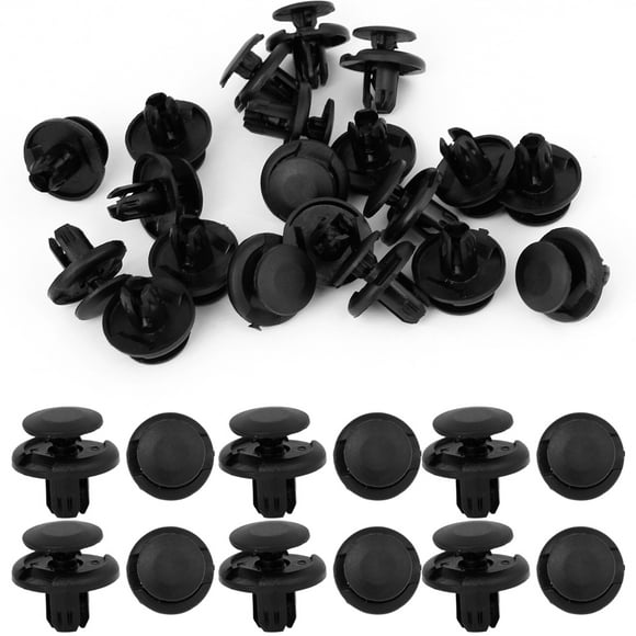 Unique Bargains 8mm Automobile Plastic Fastener Clip for Honda Civic Accord CRV Car Bumper Fender Fixed Clips