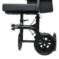Equate Folding Knee Walker with Storage Bag, Crutch Alternative for