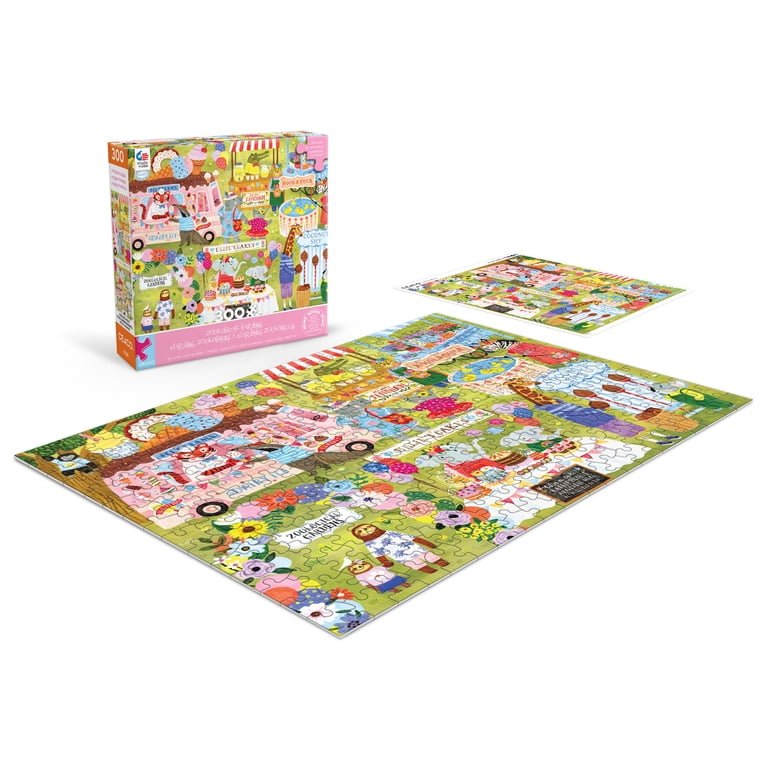 Ceaco Jenny Miriam Zoological Gardens 300-PC Interlocking Jigsaw