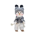 thumbnail image 4 of Muñeco de nieve navideño con sombrero, decoración para fiesta, juguete de escritorio coleccionable, novedad, Festival, adorno de Navidad suave, figura Estilo D, 4 of 8