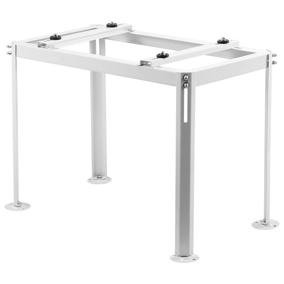 KFFKFF Adjustable Anti-Vibration Ground Stand for Mini Split Air Conditioners and Heat Pumps, Suitable for 9000-18000 BTU Units, Durable Floor Mount Bracket with 441 lbs Load Capacity