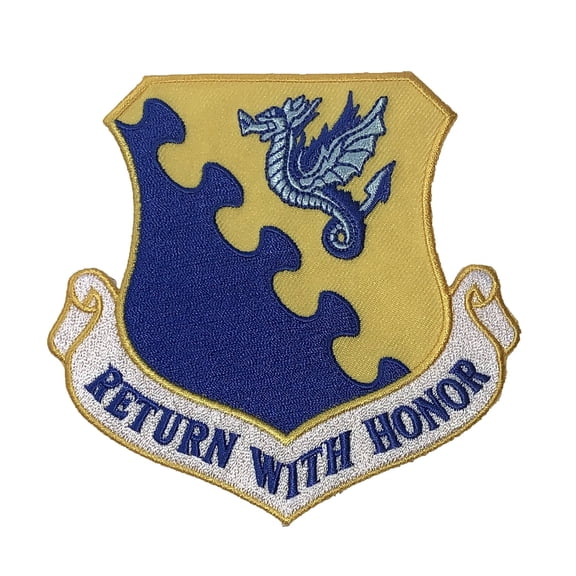 RETURN WITH HONOR 31st Fighter Wing Patch – Plastic Backing