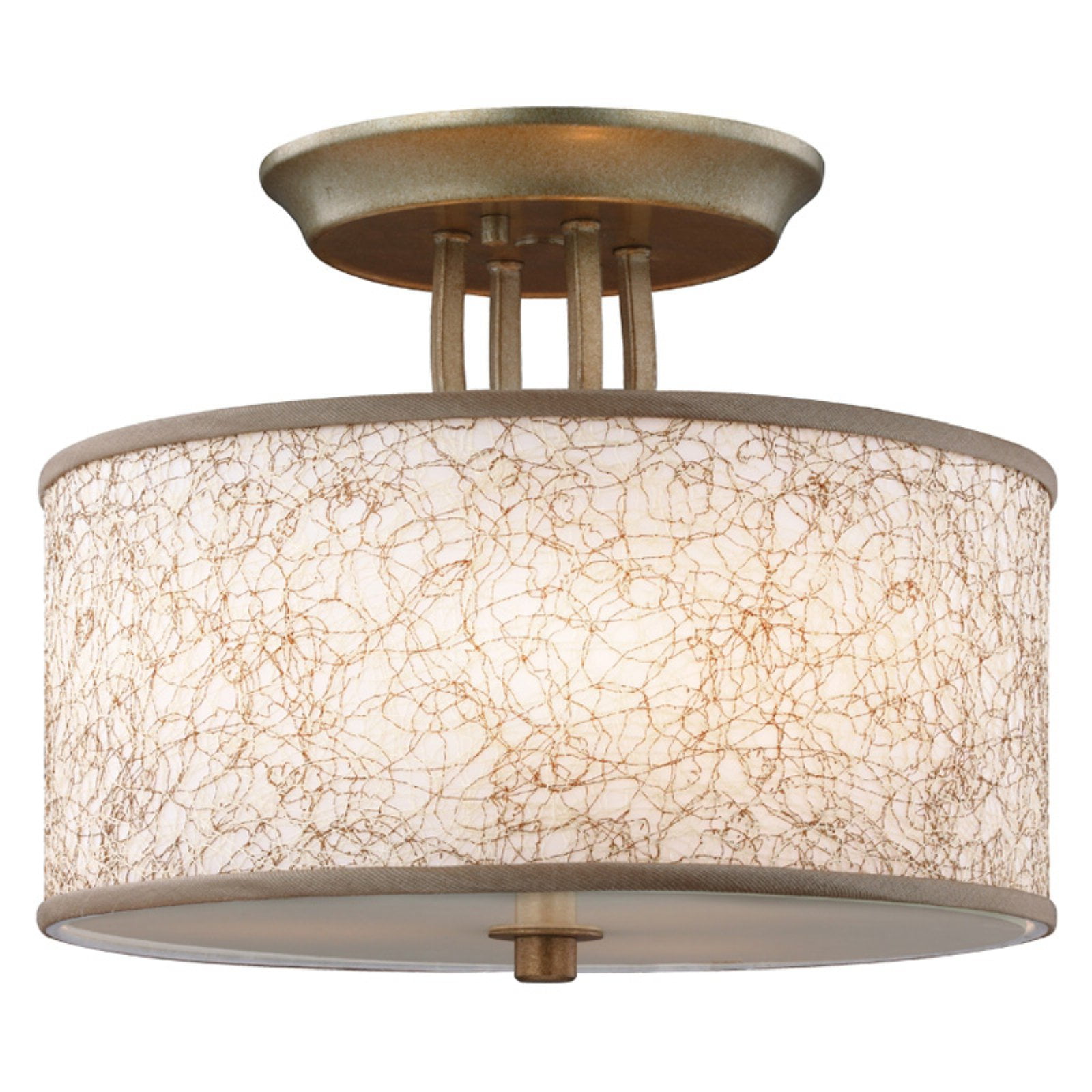 Feiss Parchment Park SF323 SemiFlush Light