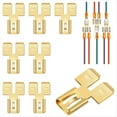 thumbnail image 1 of Conector de Pala Doble Trasero 8 Piezas, Adaptador Terminal Cable Bidireccional Eléctrico Desconexión Rápida, Macho Único No Aislado, 1 of 5