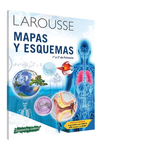 Mapas y Esquemas 1-3 Primaria, Ediciones Larousse, Paraescolares, Consulta, Edición 1