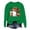 Green, variant on Halloween Sweatshirt for Women Hoodless Sweatshirt Oversized Crewneck Long Sleeve Pullover Sweatshirt for Women Light Gray M