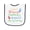 White and Navy, variant on Inktastic Chiropractor Like Mommy Baby Terry Cloth Bib