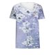 thumbnail image 3 of Top de Verano Mujeres Cuello en V Casual Top de Manga Corta, Ligera Primavera Y Blusa de Verano para las Mujeres, 3 of 5
