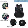 thumbnail image 4 of FORMRS Unisex School Backpack 17" Student Travel Bag with Laptop Compartment, Neon Christmas, 4 of 7