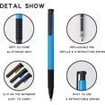 thumbnail image 4 of WWS-30 Pack Ballpoint Pens,Medium Point 1mm Pen Retractable Pens Smooth Writing Pens Black Ink Journaling Pens, School Office Supplies for Writing, Note Taking（30 Black）, 4 of 4