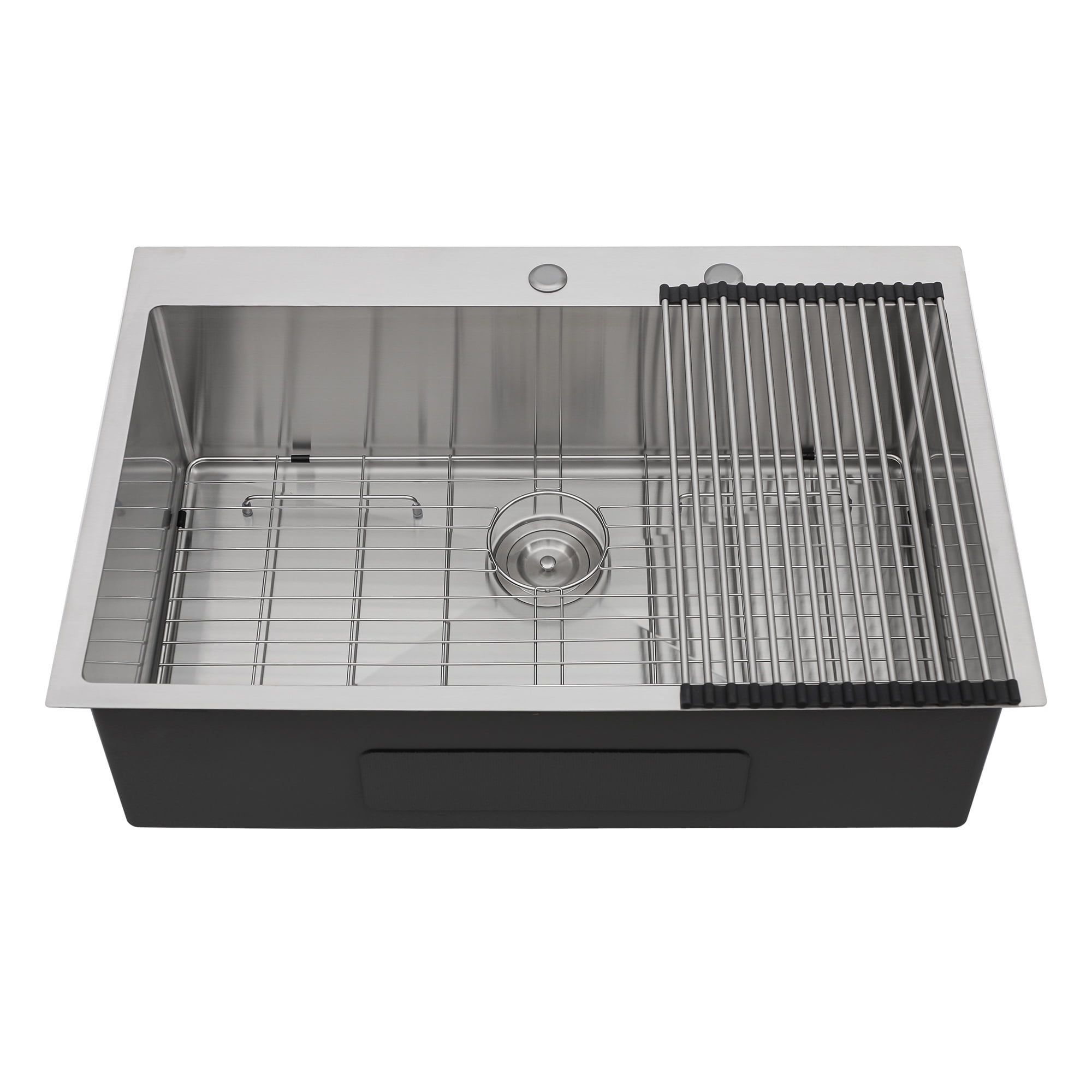 33" DropIn Stainless Steel Kitchen Sink, AllInOne Kitchen Sink