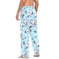 thumbnail image 6 of Cartoon Koala with Leaf Men's Pajama Pants Cotton Long Sleepwear Lounge Pants 2XL, 6 of 7