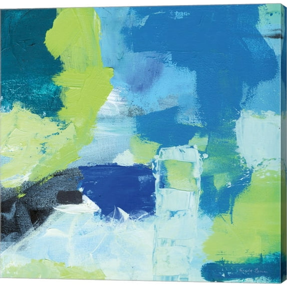 Great Art Now Mountain Reflection II by Farida Zaman Canvas Wall Art