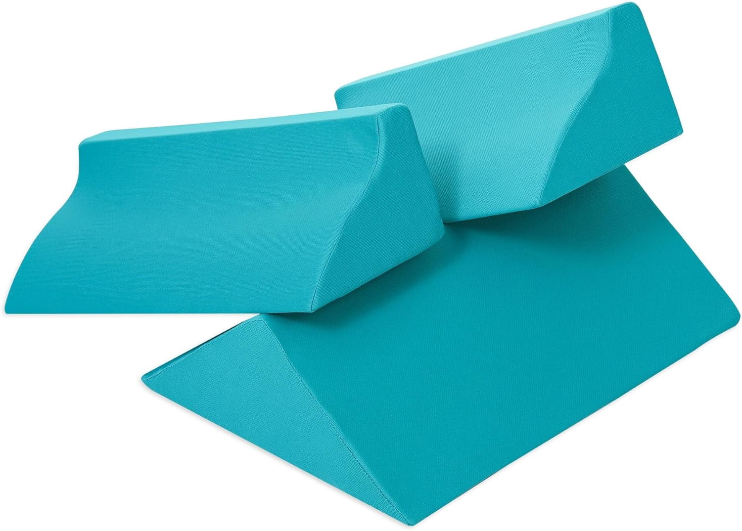 3-in-1 Side Wedge Pillow,Wedge Pillow for Back Pain Relief,Foam Wedges for Positioning in Bed,Positioning Wedges for Bed Sores,for Seniors,Caregivers,Side Sleepers,After Surgery,Green