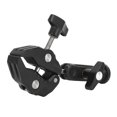 thumbnail image 1 of Double Ball Head Adapter, Adjustable Strong Locking Power Super Camera Clamp Mount Aluminum Alloy  For Outdoor Shooting, 1 of 8