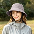 thumbnail image 2 of Wide Brim Sun Hats Foldable Fisherman Hat, Waterproof Outdoor Hiking Sun Hat, 2 of 8