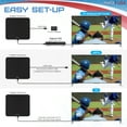 thumbnail image 4 of 330 Mile Long Range Signal Reception HDTV Indoor Antenna [Early Release 2025 Chipset], Signal Booster with 16.5 ft Coax Cable by Mata1-USA, 4 of 8