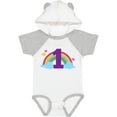 thumbnail image 3 of Inktastic 1st Birthday Rainbow Girls Baby Bodysuit, 3 of 5