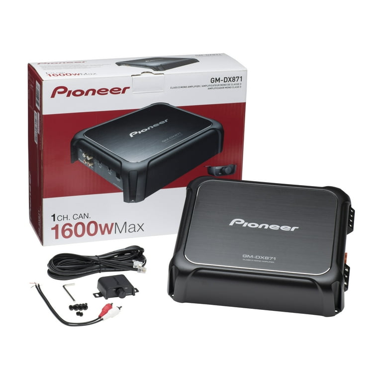 Pioneer GM-DX871 1-Channel – Class D, 1600 W Max Power – Digital