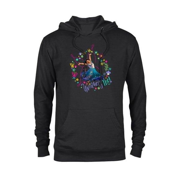 Disney Encanto Mirabel Uniquely Me Pink Butterfly - Pullover Hoodie for Adults - Customized-Black