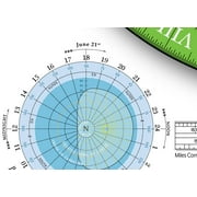 ADVENTURE IDIAZ Flat Earth Map - Gleason's Standard World Map 36 x 58 inches