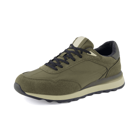 Cushionaire Men's Crest lace up Sneaker with Comfort Foam