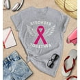 thumbnail image 3 of S4E Women's Stronger Together Breast Cancer T-Shirt XX-Large Sports Grey, 3 of 4