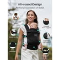 thumbnail image 4 of Portabebés ergonómico GROWNSY para recién nacidos y niños pequeños de 7 a 20 kg, 4 of 9