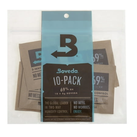 Boveda 69% RH 2-Way Humidity Control, 8 gram, 10-Pack