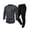 Gray #17, variant on Track Suits Men Crewneck Long Sleeve Shirts & Pants Summer 2026 Loose Athletic Tracksuit Graphic Lightweight Slim Fit 2 Piece Sets L