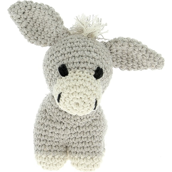 Hoooked Donkey Joe Yarn Kit W/Eco Brabante Yarn-Biscuit