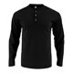 thumbnail image 5 of pstuiky manga larga para hombre, Camiseta de pana con botones, cuello redondo y manga larga de color liso para hombre Tops casuales para hombres s, 5 of 8